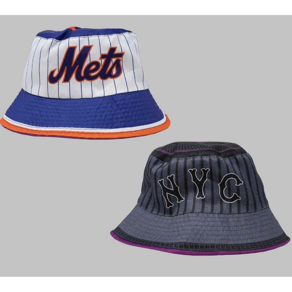 MLB New York Mets City Connect Reversible Bucket Hat Citi Field Premio